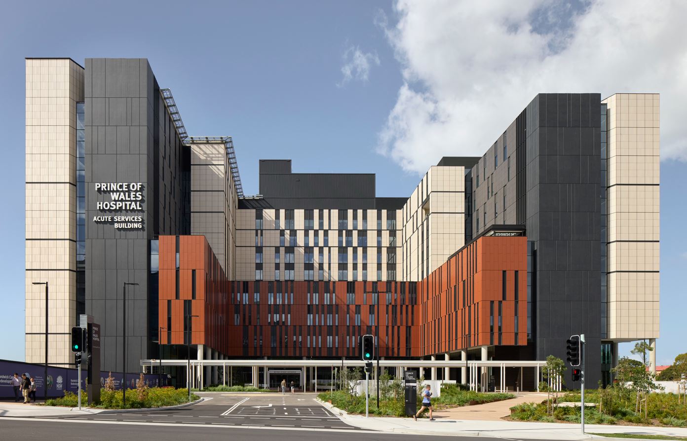 Acute Services Building western facade