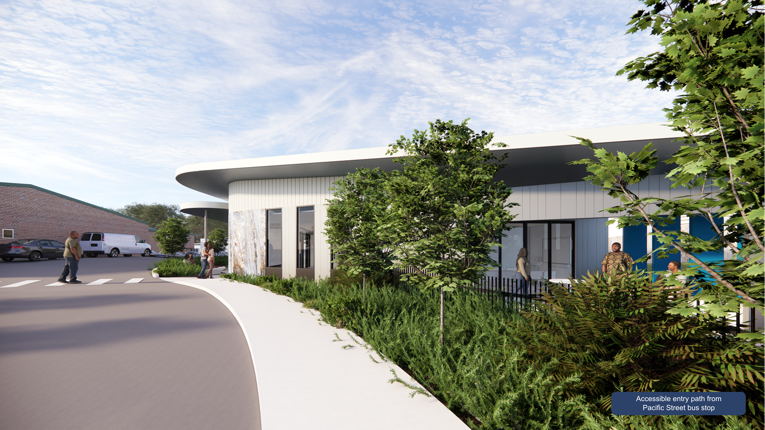 Project render - Footpath