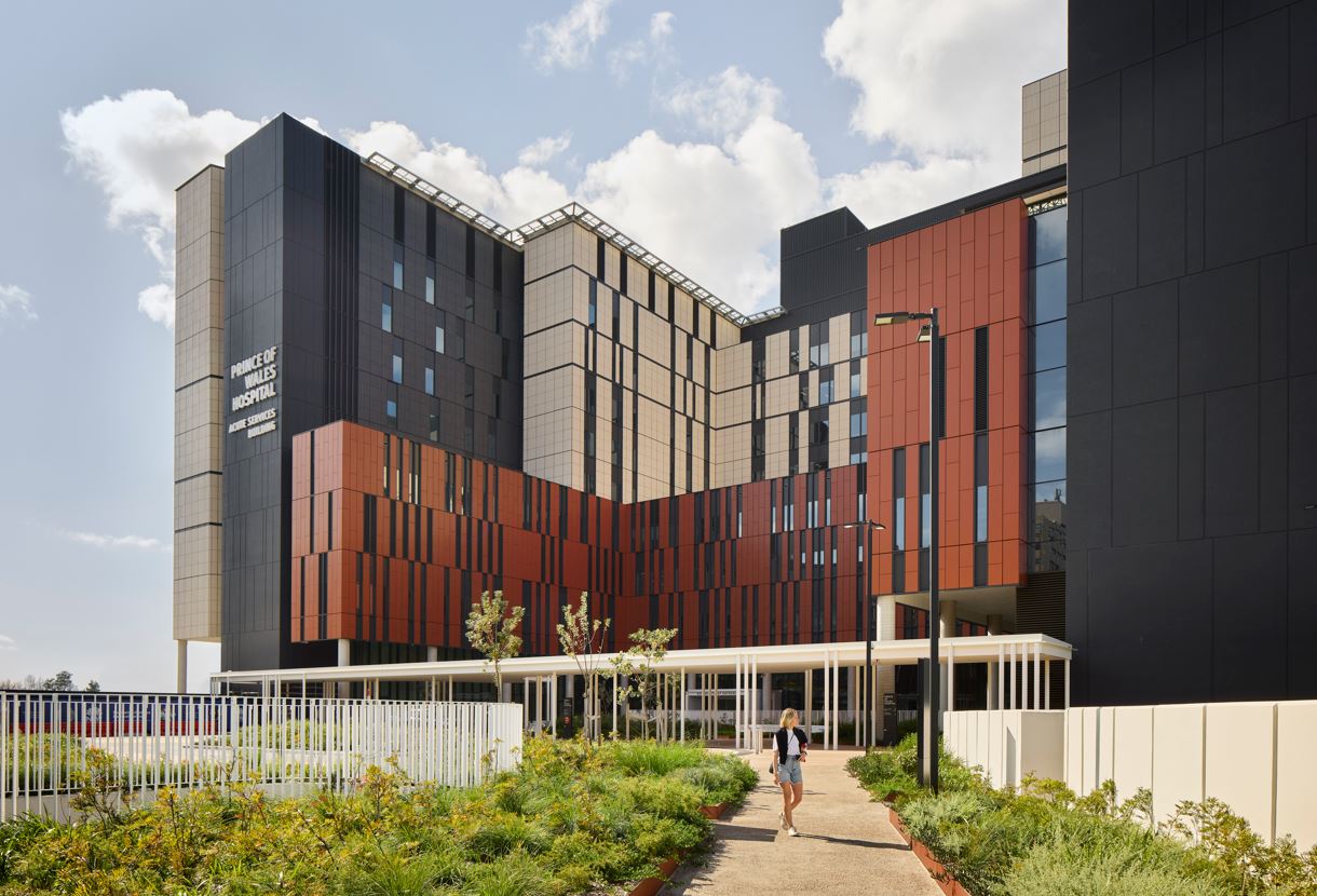 Acute Services Building forecourt